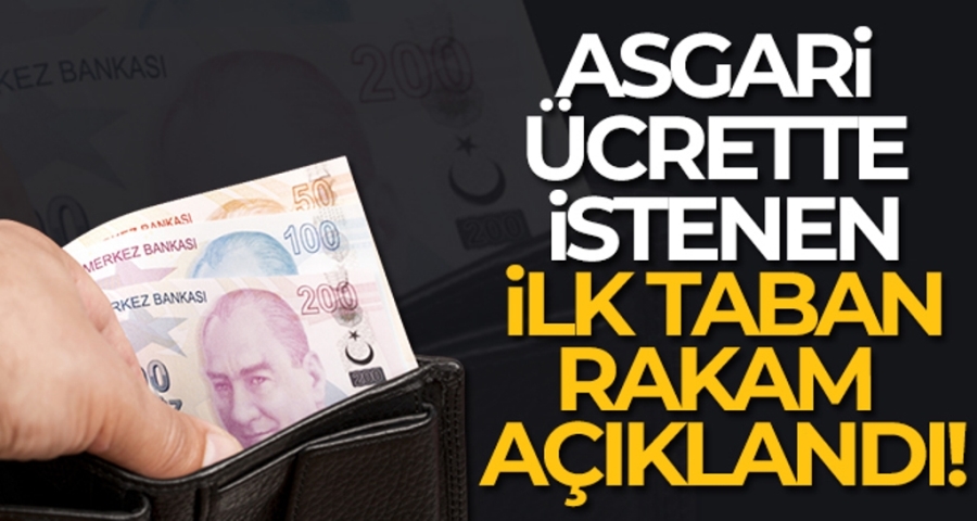 Türk-İş, asgari ücretteki taban rakamını açıkladı