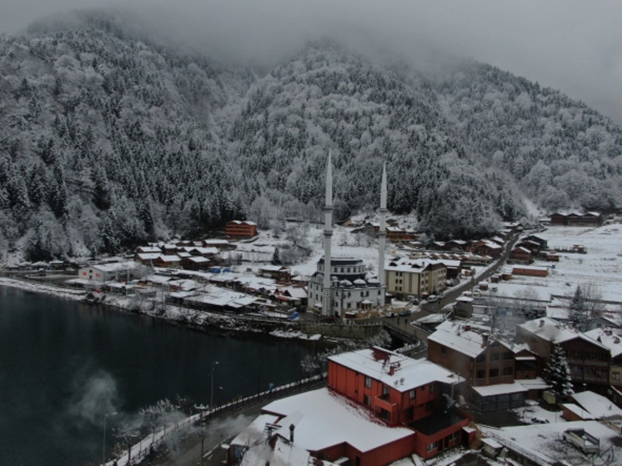 Uzungöl'den kar manzaraları