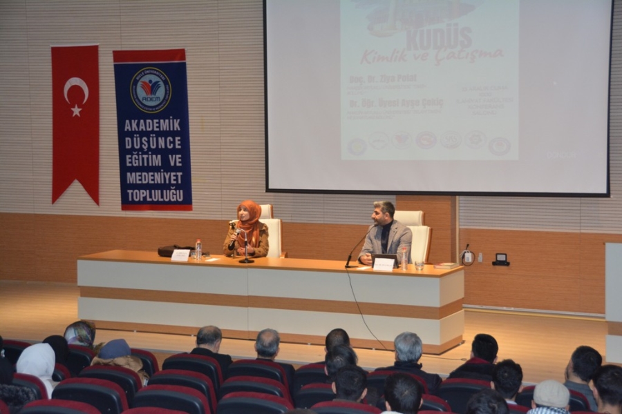 DÜ’de ‘Kudüs, kimlik ve çatışma’ konulu konferans düzenlendi 