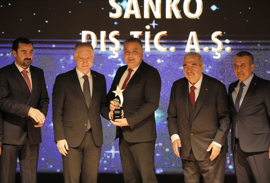 SANKO Dış Ticaret A.Ş ve Sanko Tekstil'e ihracatın yıldızı ödülü 