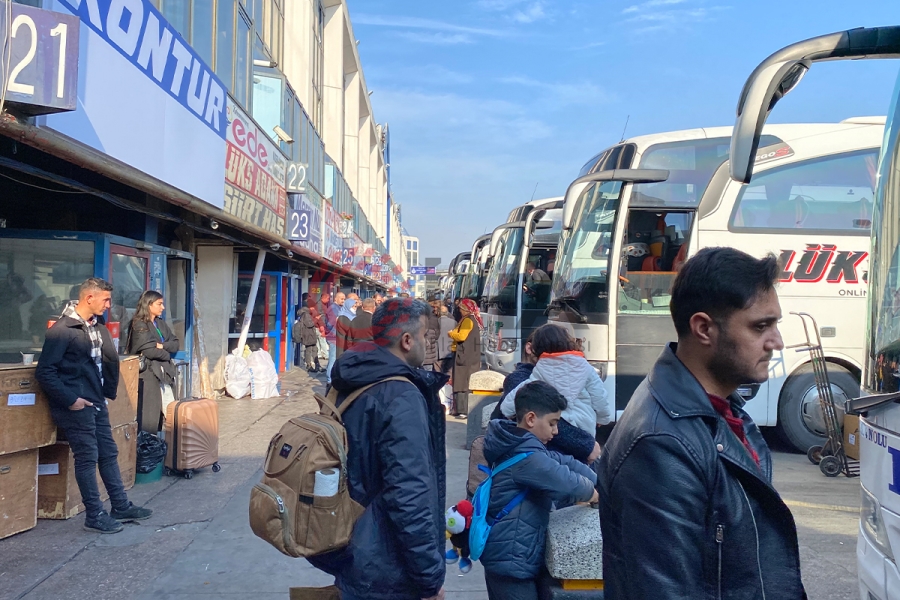 15 Temmuz Demokrasi Otogarı'nda yılbaşı yoğunluğu