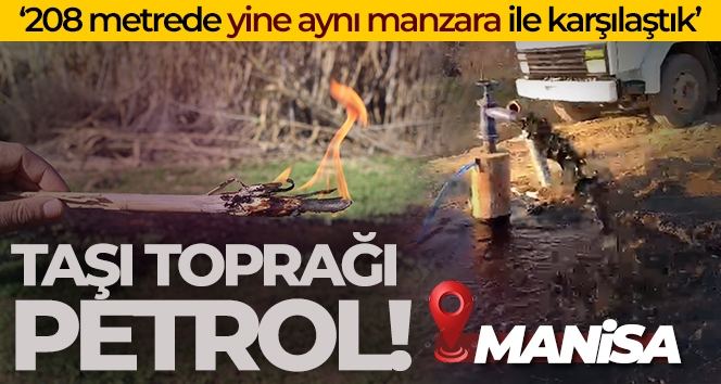 Manisalı çiftçi su ararken petrol buldu