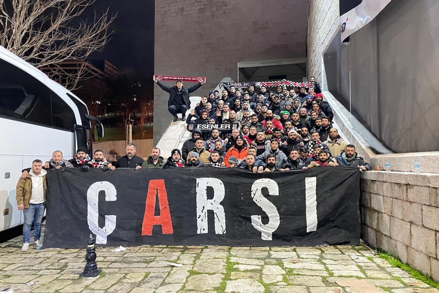 Beşiktaş: '120 taraftarımız Vodafone Park'tan Hatay'a hareket etti'