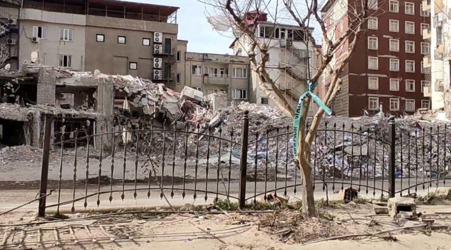 Kahramanmaraş'ta depremin verdiği yıkım böyle görüntülendi