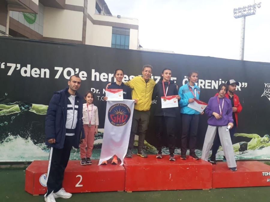 Atletizmde Gaziantep Kolej Vakfı başarısı