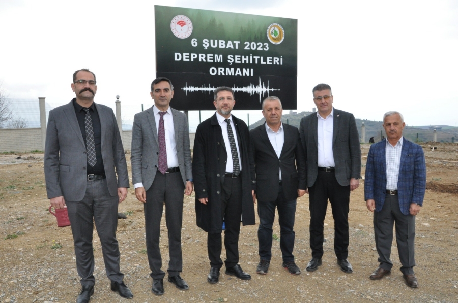 Şırnak Üniversitesinde “6 Şubat 2023 Deprem Şehitleri Ormanı” kuruldu