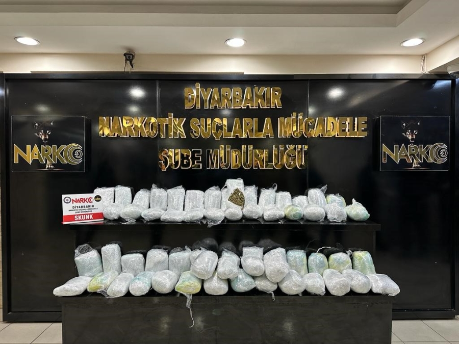 Diyarbakır’da mart ayında uyuşturucu operasyonlarında 51 kişi tutuklandı