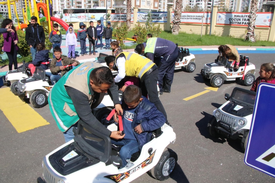 Haliliye'de çocuklara trafik bilincini aşılanıyor