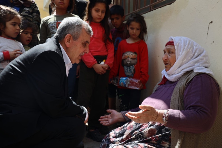 Beyazgül selden etkilenen vatandaşları yalnız bırakmadı