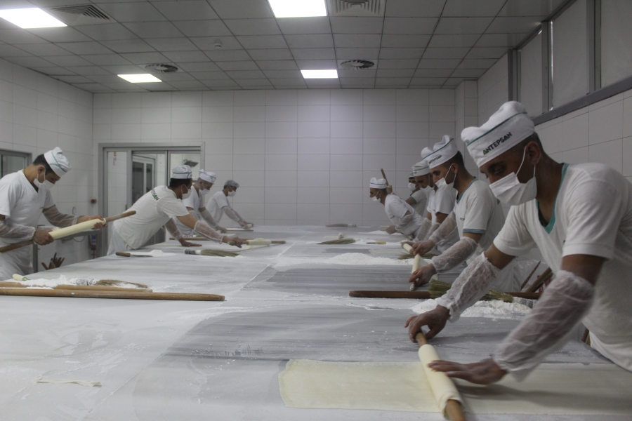 Baklavacıların bayram yoğunluğu başladı