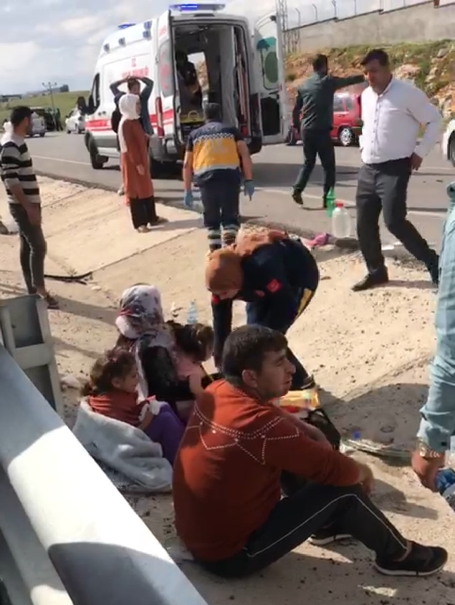 Gaziantep'te trafik kazası: 10 yaralı