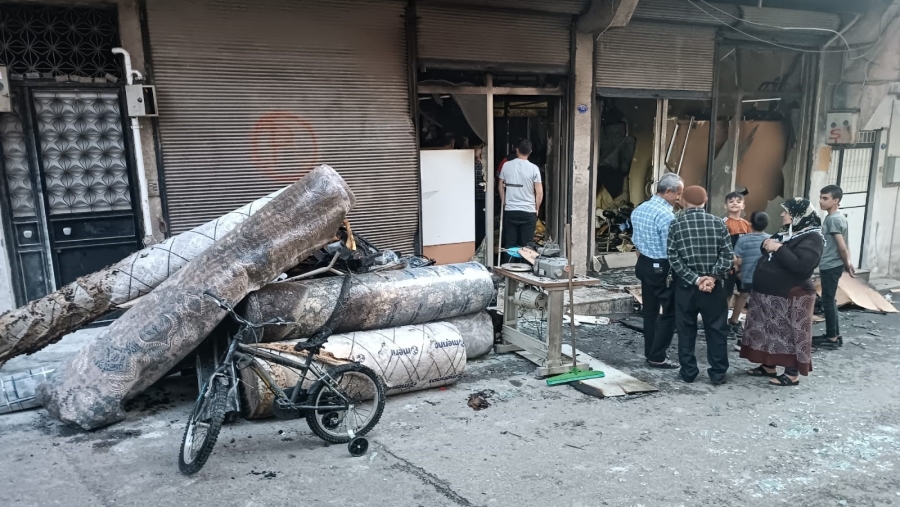 Gaziantep'te iş yerinde korkutan patlama