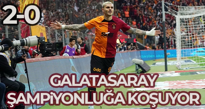 Galatasaray Şampiyonluk yolunda engel tanımıyor. Galatasaray 2 Sivas Spor 0