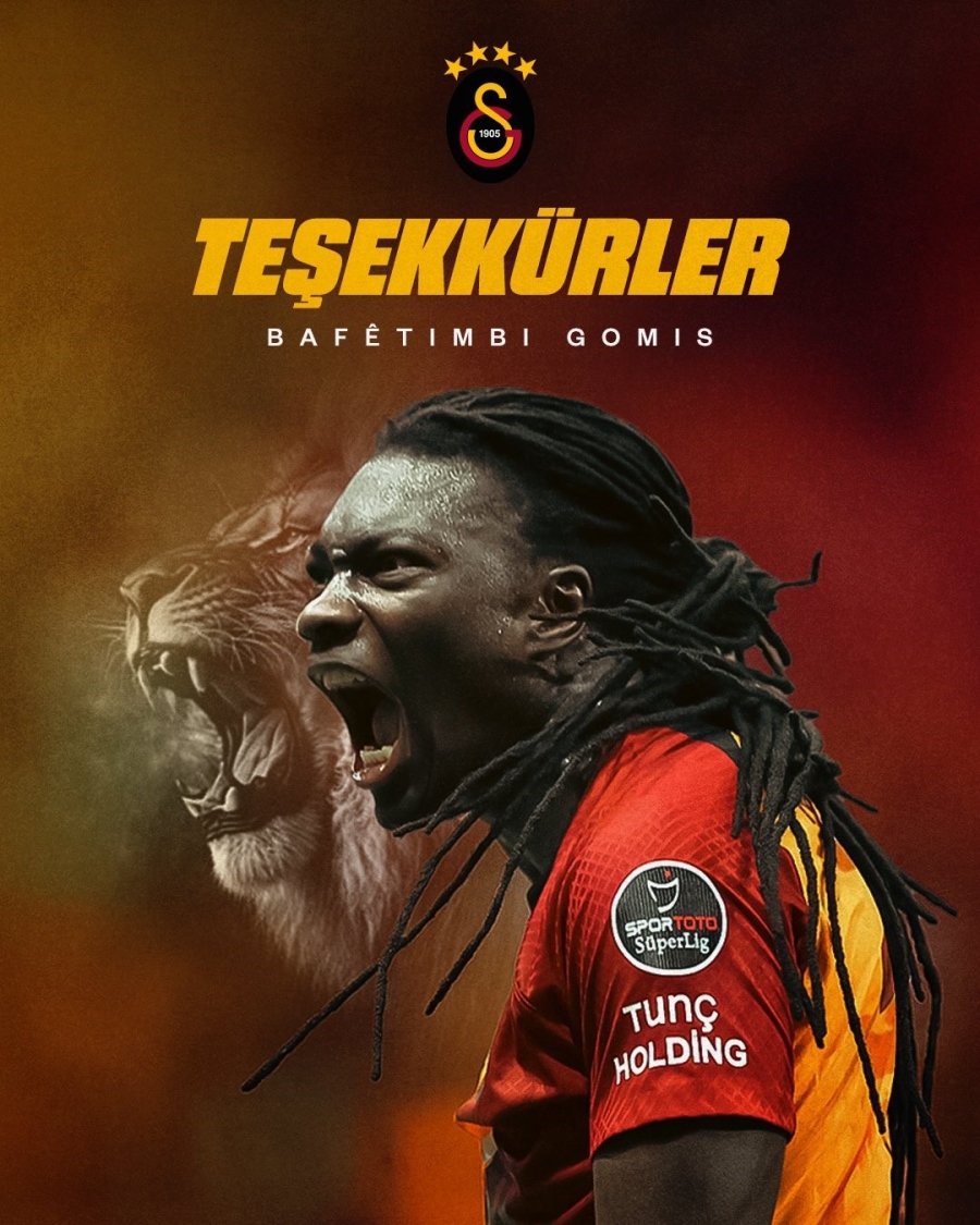 Galatasaray, Bafetimbi Gomis'e teşekkür etti