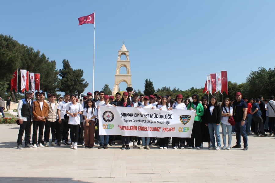 ŞIRNAK EMNİYET MÜDÜRLÜĞÜ ÖĞRENCİLER İÇİN GEZİ DÜZENLEDİ