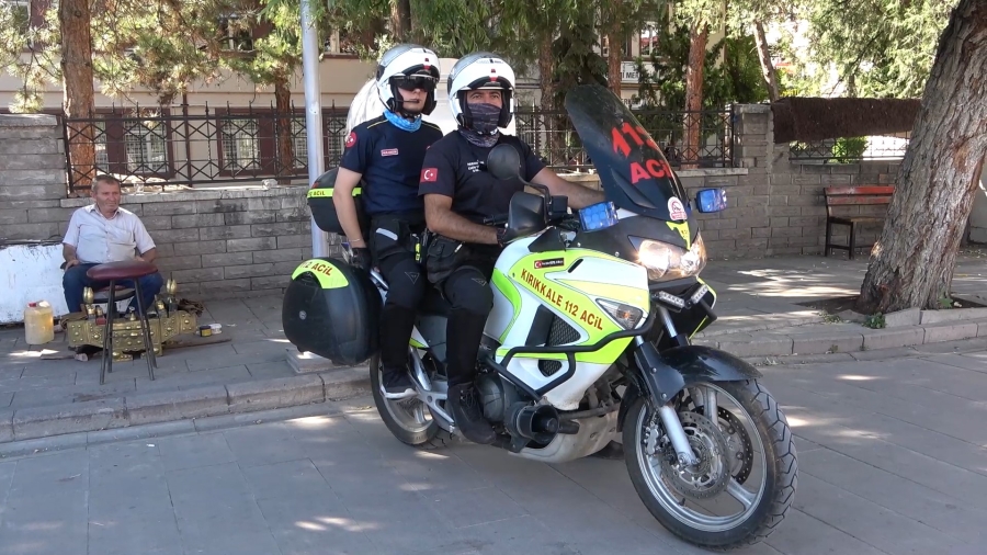 Motosiklet ambulanslar 43 ilin geçiş güzergahında: Bayramda hayat kurtarıcı görev üstleniyorlar