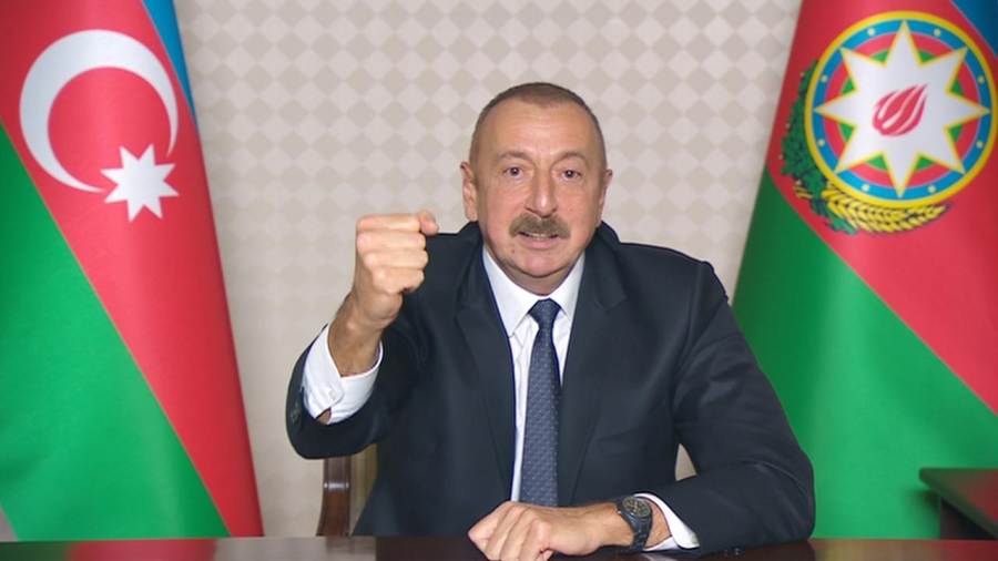 Aliyev: “Ermenistan bölgede barış istiyorsa silahlı güçlerini Karabağ'dan tamamen çekmeli”