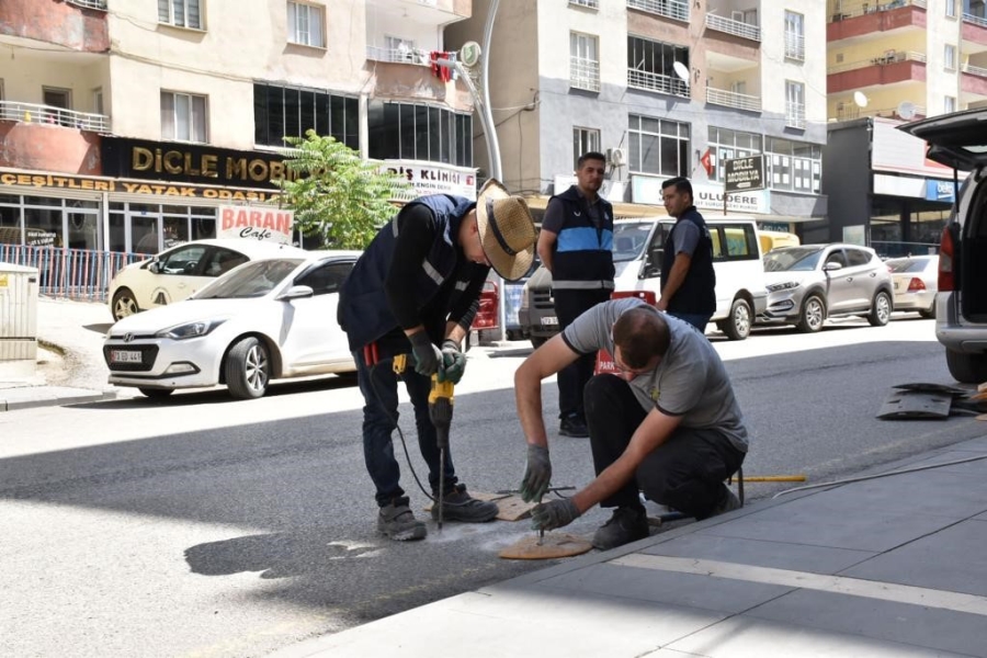 Uludere Belediyesi, yaya ve trafik güvenliği çalışmalarına başladı