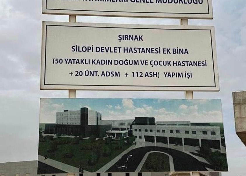 SİLOPİ KADIN DOĞUM VE ÇOCUK HASTANESİ İHALESİ AĞUSTOS AYINDA YAPILACAK