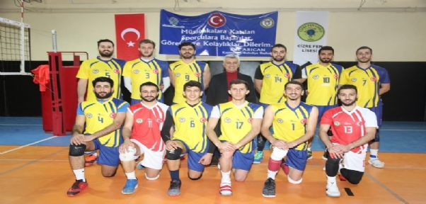 CİZRE BELEDİYESİ ERKEK VOLEYBOL TAKIMI LİDER