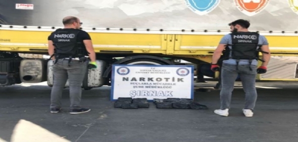 Şırnak`ta 25 Kilogram Uyuşturucu Maddesi Ele Geçirildi