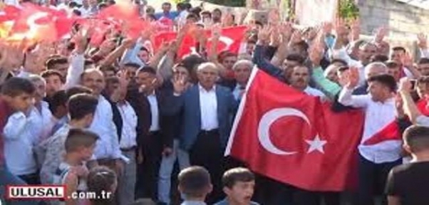 Silopi`de"Teröre Lanet" Yürüyüşü