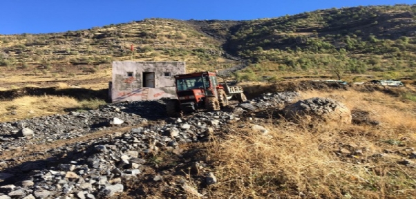 Şırnak`ta Aşırı Yağış Toprak Kaymasına Neden Oldu