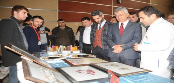 Cizre`de Toplum Ruh Sağlığı Merkezinde Hastalar Sergi Açtı