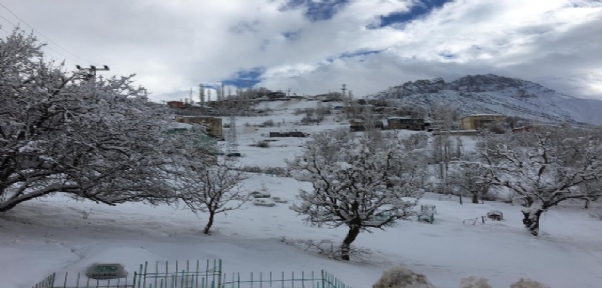 Şırnak`ta Çığ Düştü, Köy Yolu Ulaşıma Kapandı