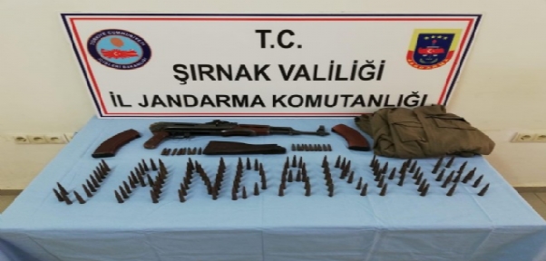 Şırnak`ta PKK`lılara Ait Mühimmat Ele Geçirildi