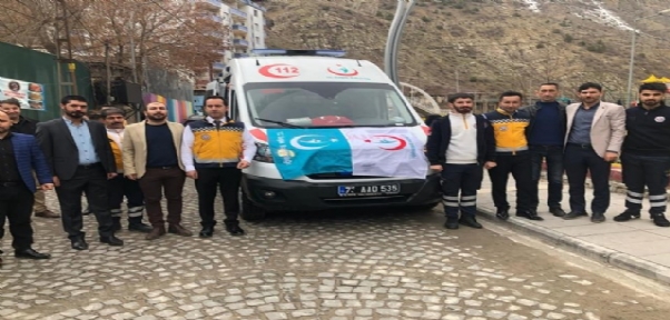 Uludere`ye tam donanımlı ambulans