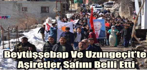 Beytüşşebap Ve Uzungeçit`te Aşiretler Safını Belli Etti