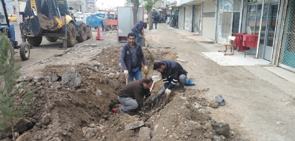 Silopi Belediyesi`nce Kanalizasyon Boru Hattı Arızaları Giderildi