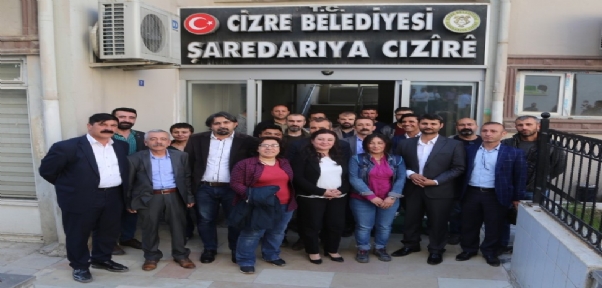 STK`lardan Cizre Belediye Eş Başkanlarına Tebrik Ziyareti