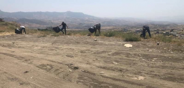 Şırnak Belediyesinden, Çevreyolunda Temizlik Çalışmaları