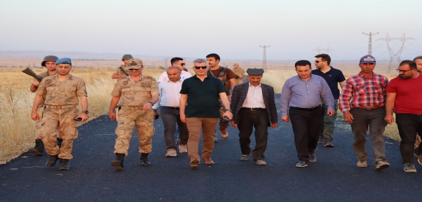 Kaymakam Arıcan, Yol Yapım Çalışmalarını Yerinde Denetledi