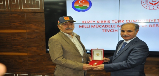 Şırnak`lı 9 Kıbrıs Gazisine Milli Mücadele Madalyası Verildi