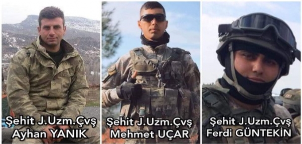 Silopi`de Çatışma 3 Asker Şehit 1 Asker Yaralı