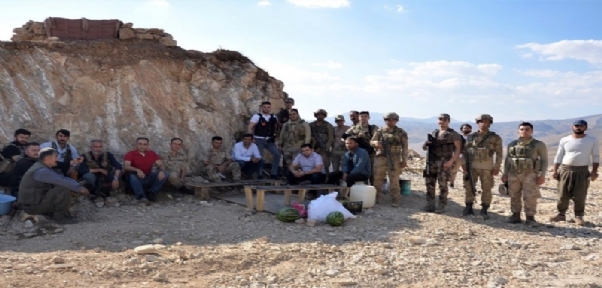 PKK`lıların Kamp Olarak Kullandığı Yaylaya Üs Bölgesi Yapıldı