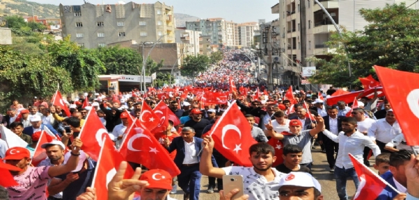 Şırnak `Teröre Karşı Birlik Ve Kardeşlik Yürüyüşü`