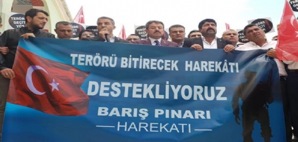 Şırnak`taki STK`lardan "Barış Pınarı Harekatı"Na Destek