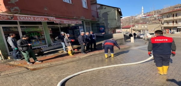 Beytüşşebap`ta Caddeler Temizlendi