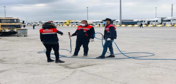 Başverimli Belediyesi Coronavirüse Karşı Dezenfeksiyon Çalışmalarını Sürdürüyor