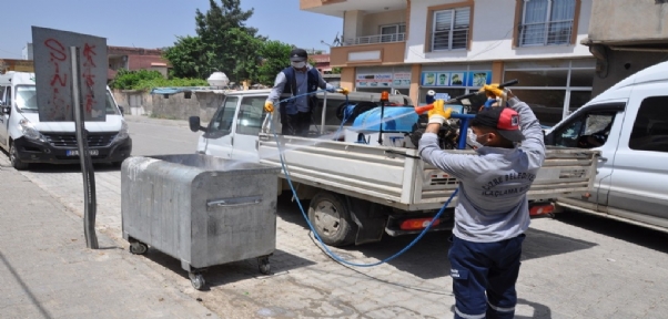 Cizre`de dezenfekte çalışmaları sürüyor