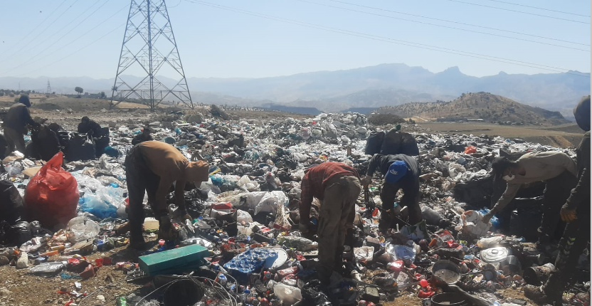 Şırnaklı Gençler Ekmeklerini Çöpten Çıkarıyorlar