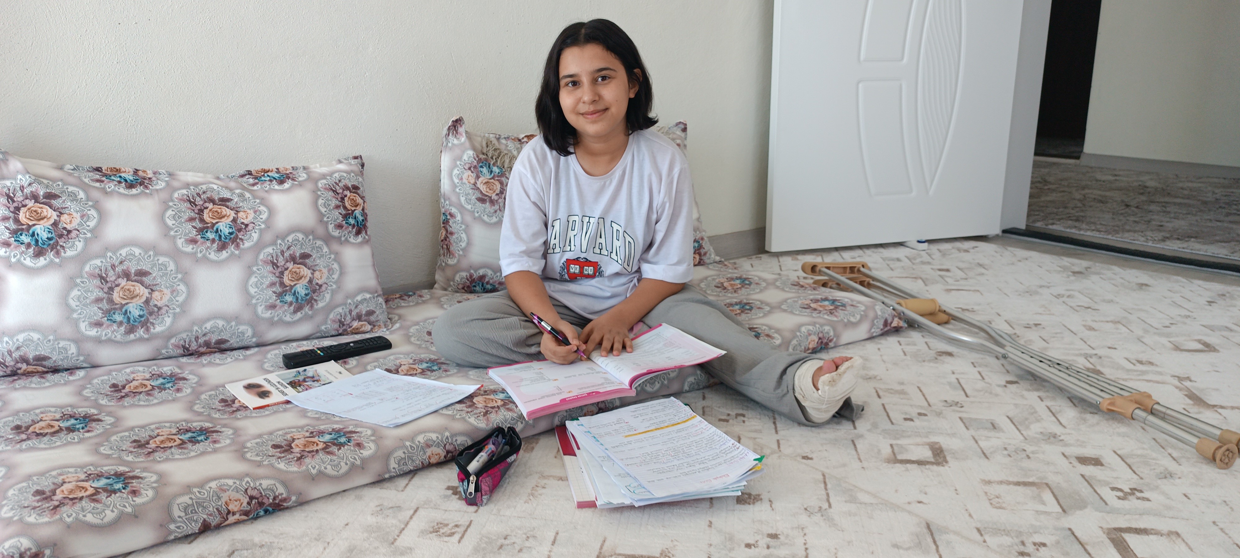 Kanseri yendi, eğitim için mücadele ediyor