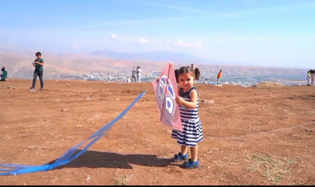 Cizre Uçurtma şenliğinden renkli görüntüler