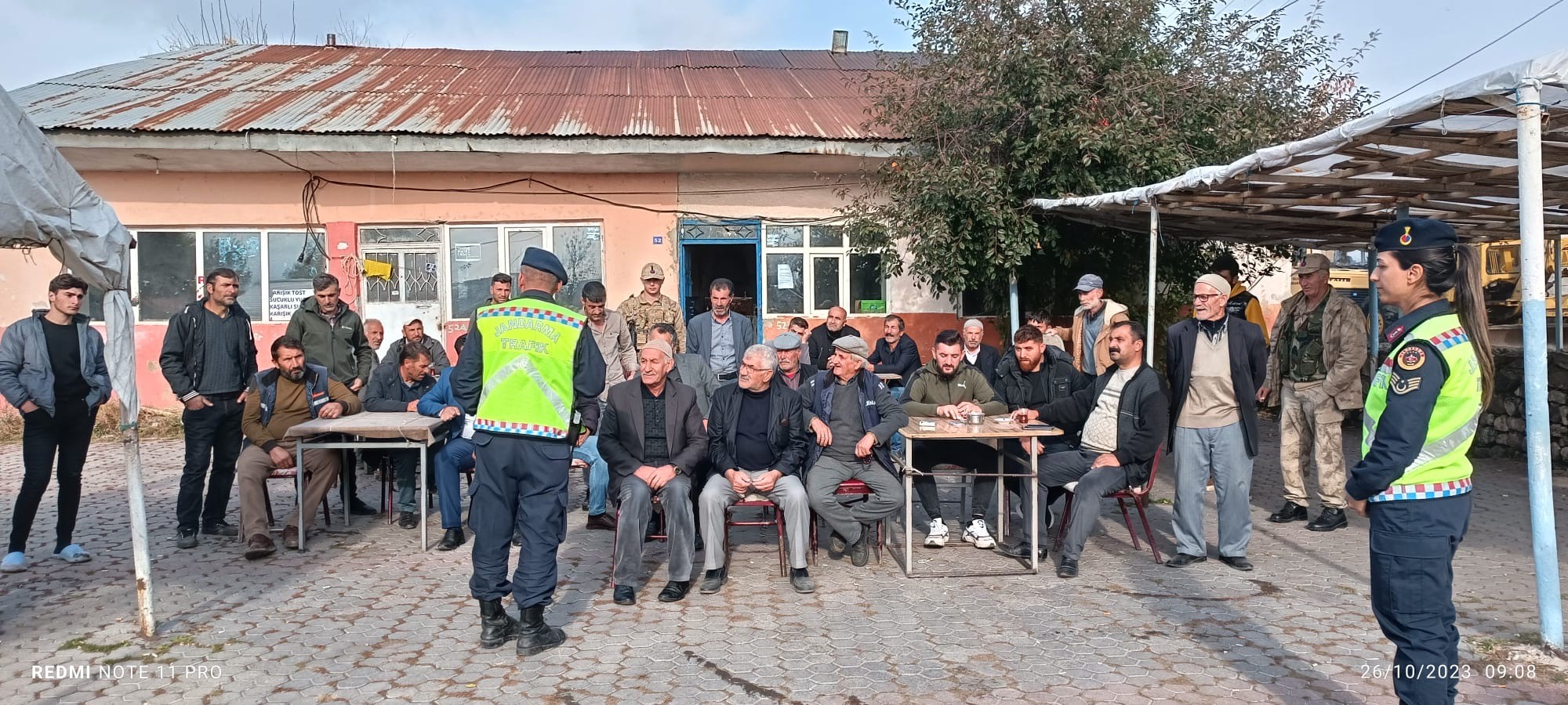 Gezici  araç muayene istasyonu köy köy dolaştı