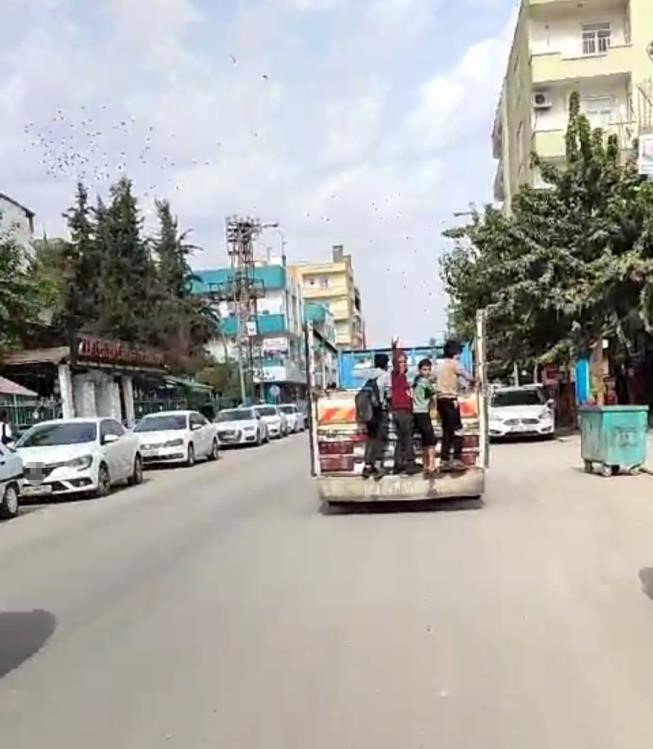 Tehlikeli yolculuk kameralara yansıdı