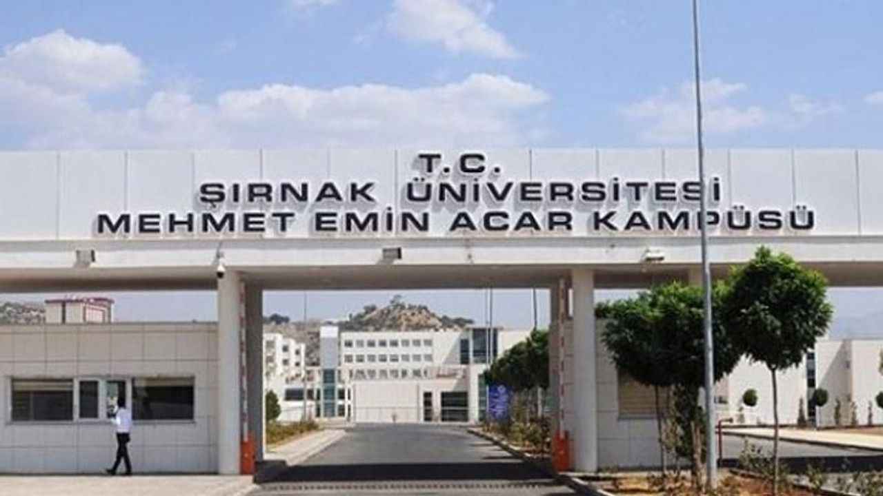 Şırnak üniversitesi öğretim üyesi ve eleman alımı yapacak